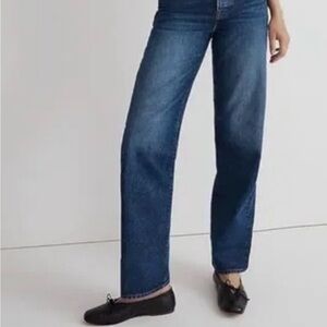 Madewell Woman’s  Straight Blue Jeans